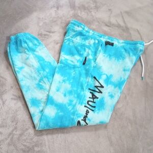 Maui & Sons Tie Dye Surfer Sweat Pants Joggers M Medium